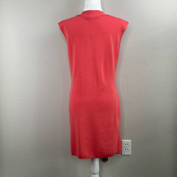 Ted Baker London Coral Bodycon V-Neck Sleeveless Stretch Mini Dress US 14/L NWT - Picture 3 of 13